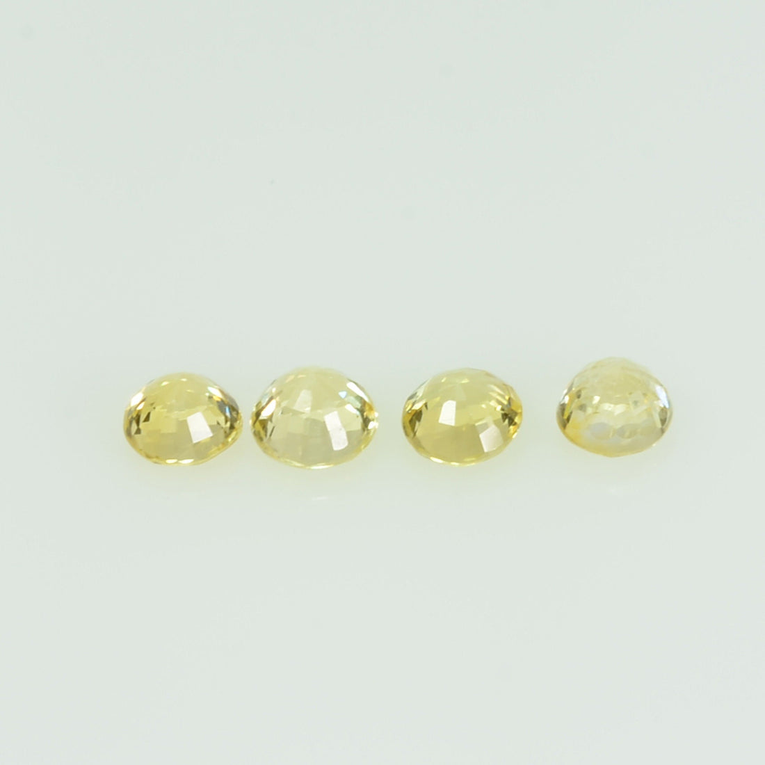 3.3 mm Natural Yellow Sapphire Loose Gemstone Round Cut
