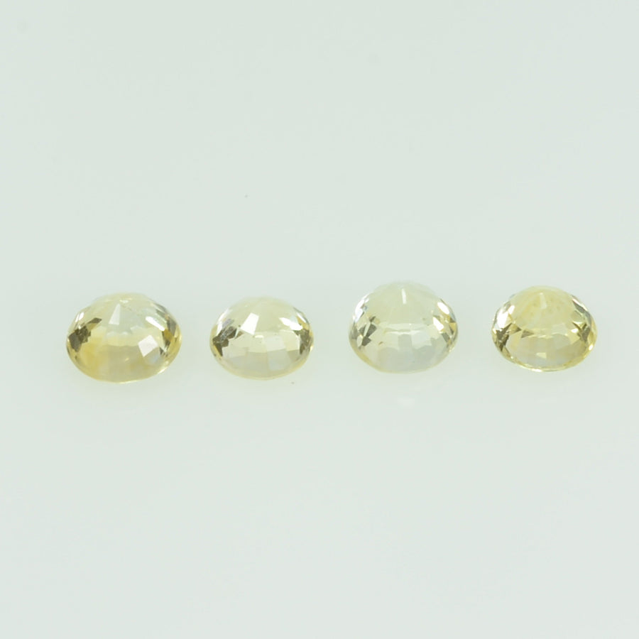 3.0 mm Natural Yellow Sapphire Loose Gemstone Round Cut - Thai Gems Export Ltd.
