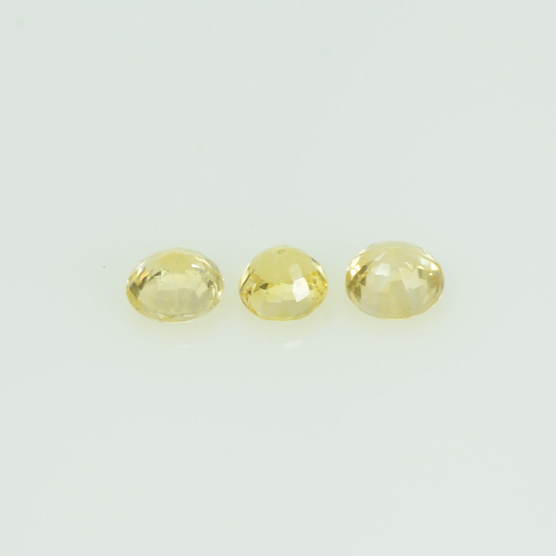 3.0 mm Natural Yellow Sapphire Loose Gemstone Round Cut - Thai Gems Export Ltd.
