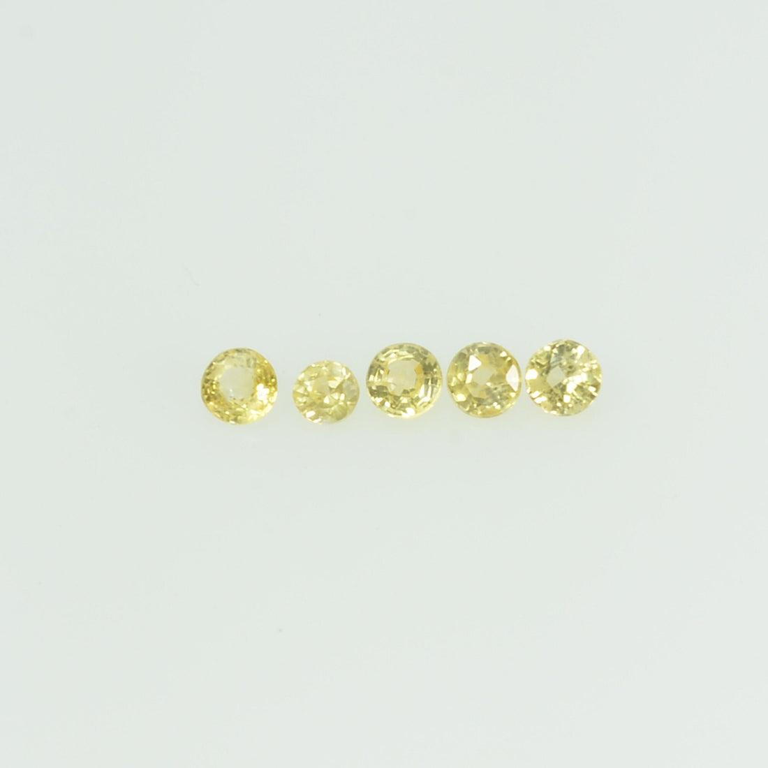 1.4-1.7 mm lot Natural Yellow Sapphire Loose Gemstone Round Cut