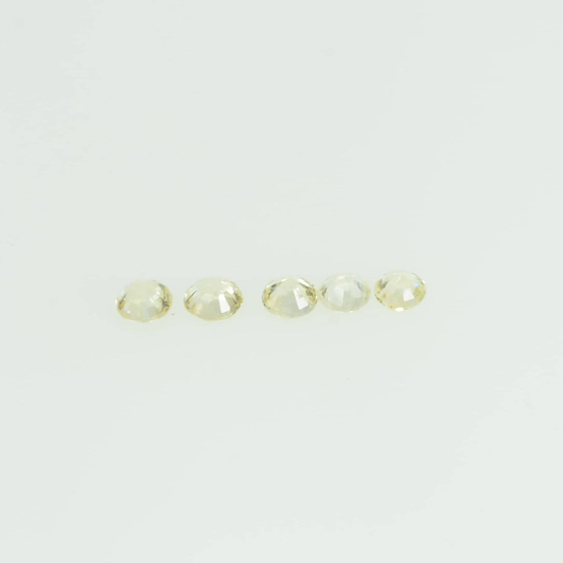 1.4-1.7 mm lot Natural Yellow Sapphire Loose Gemstone Round Cut