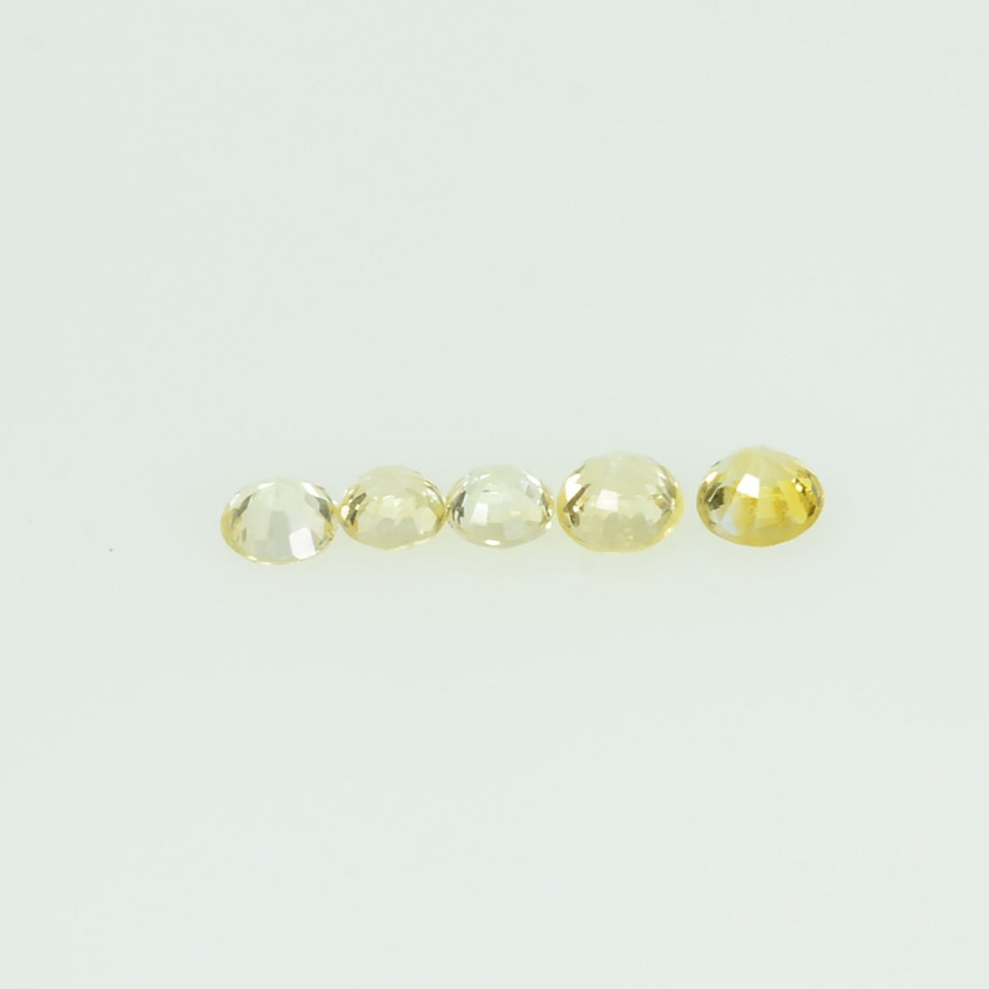 2.0 mm Natural Yellow Sapphire Loose Gemstone Round Cut