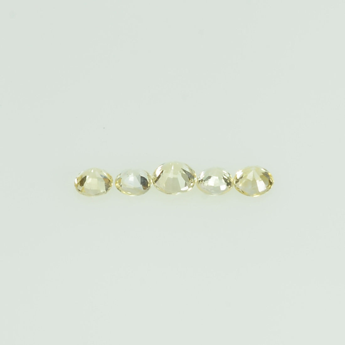 2.0 mm Natural Yellow Sapphire Loose Gemstone Round Cut