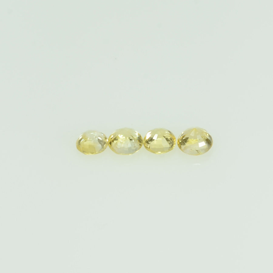 2.0 mm Natural Yellow Sapphire Loose Gemstone Round Cut