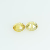 3.4 mm Natural Yellow Sapphire Loose Gemstone Round Cut