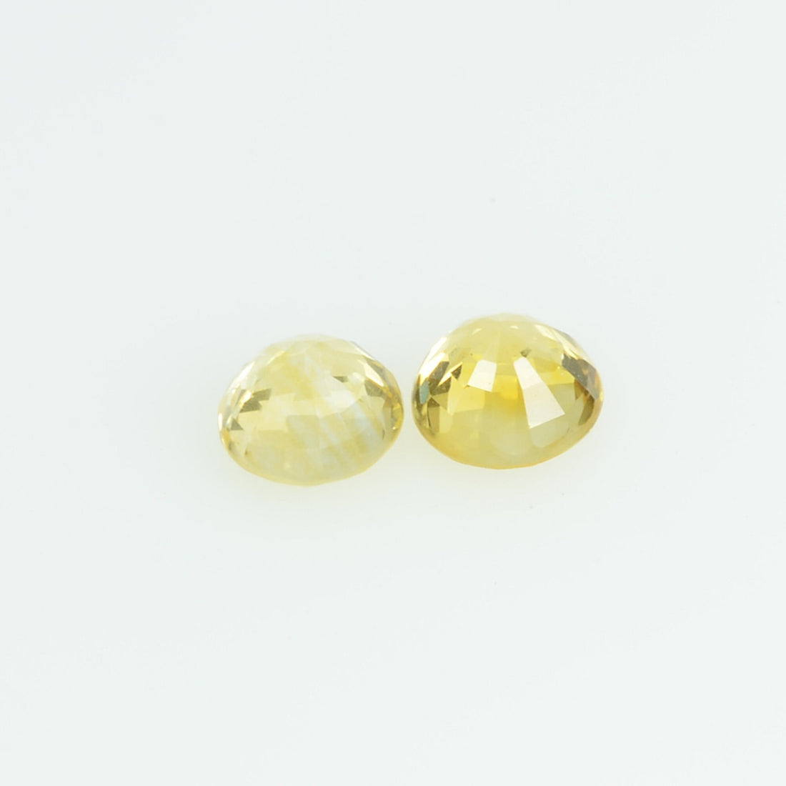 3.4 mm Natural Yellow Sapphire Loose Gemstone Round Cut