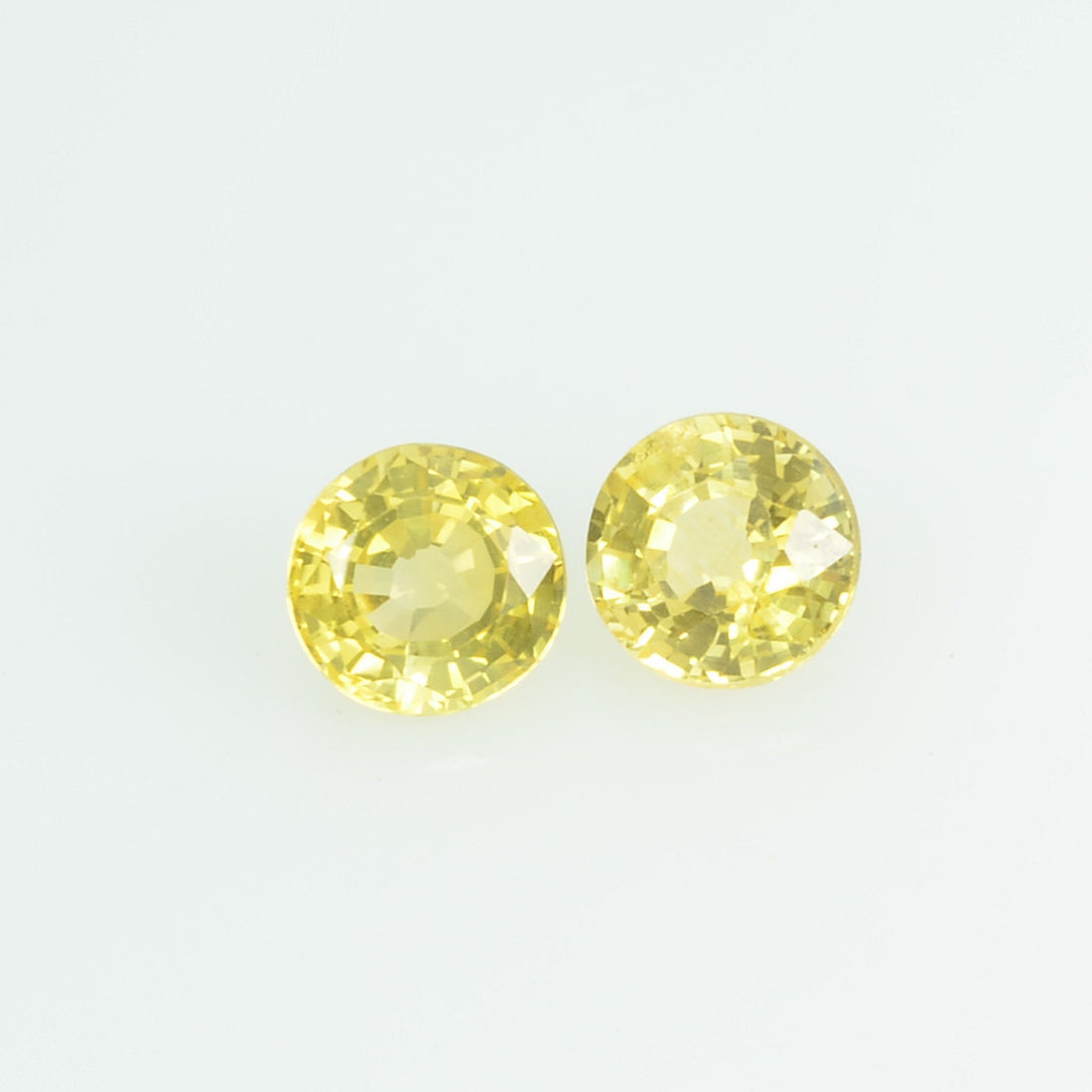 3.5 mm Natural Yellow Sapphire Loose Gemstone Round Cut