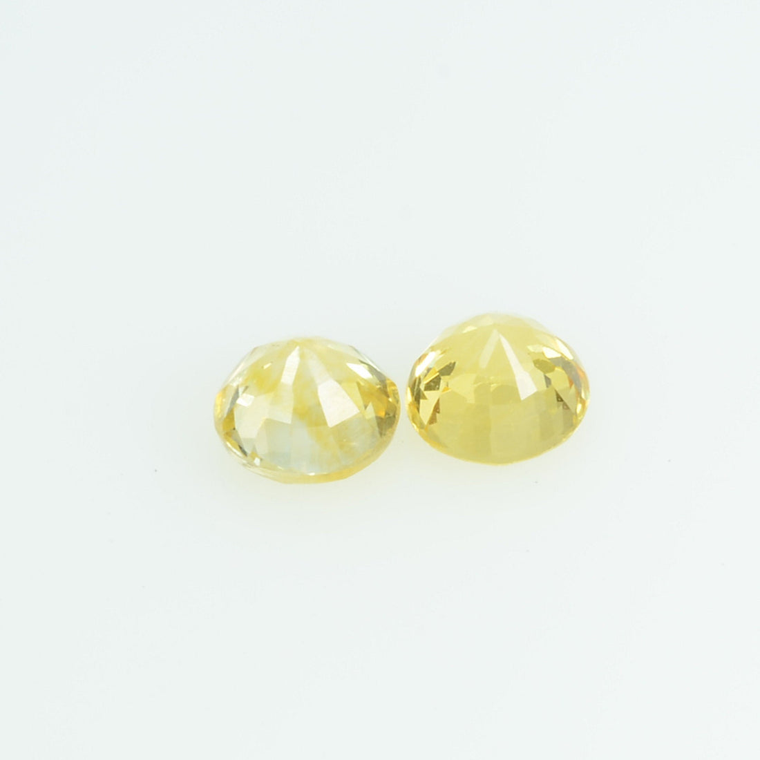 3.5 mm Natural Yellow Sapphire Loose Gemstone Round Cut