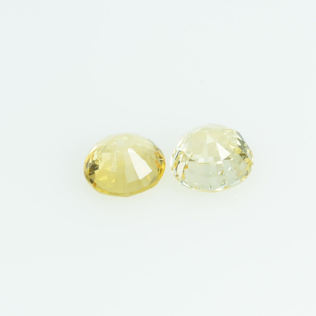 3.7 mm Natural Yellow Sapphire Loose Gemstone Round Cut