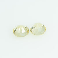 3.7 mm Natural Yellow Sapphire Loose Gemstone Round Cut