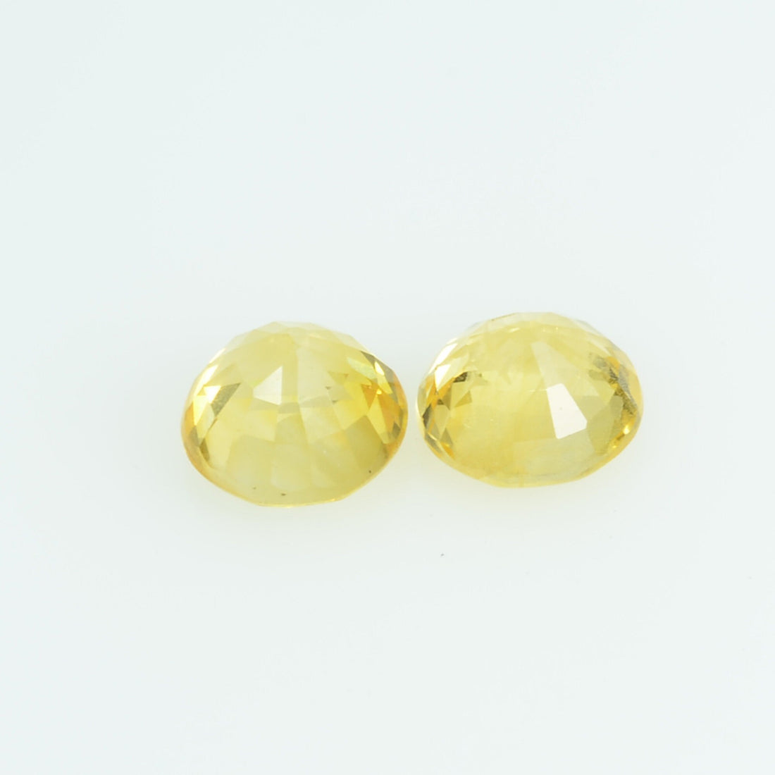 3.8 mm Natural Yellow Sapphire Loose Gemstone Round Cut