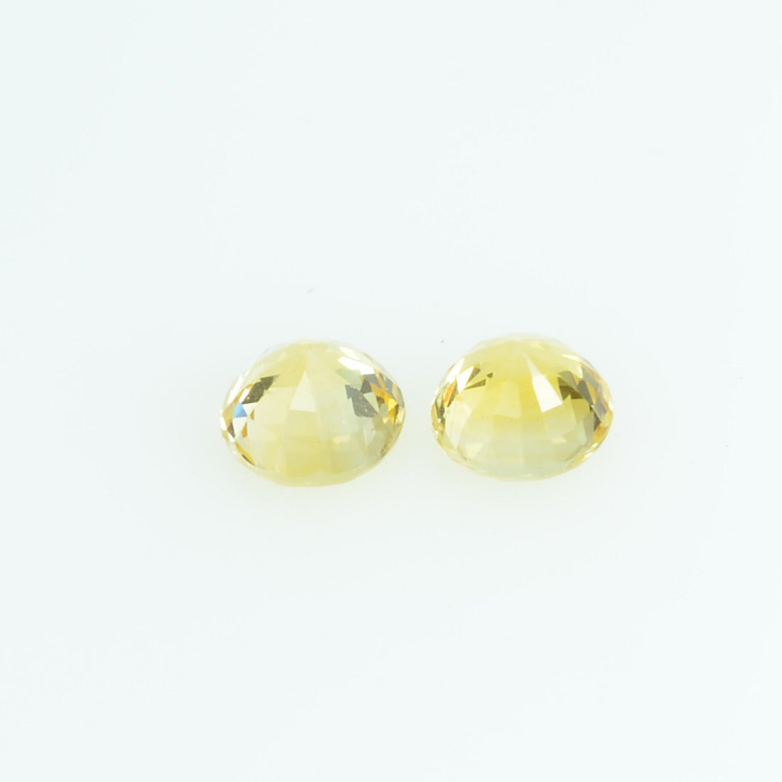 3.4 mm Natural Yellow Sapphire Loose Gemstone Round Cut