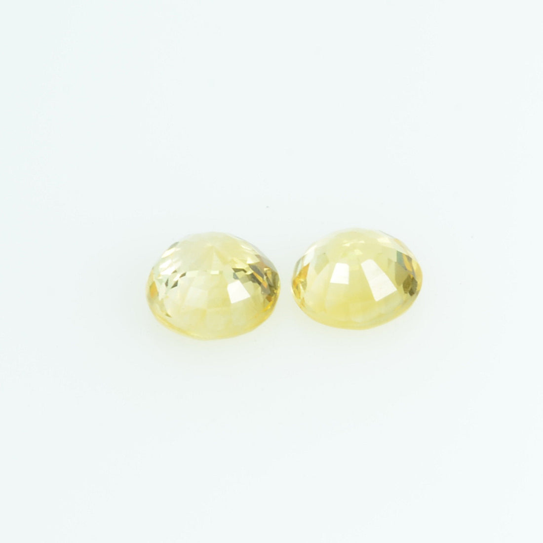 3.5 mm Natural Yellow Sapphire Loose Gemstone Round Cut