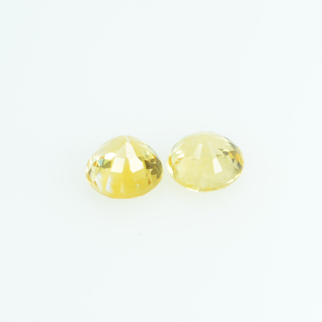 3.5 mm Natural Yellow Sapphire Loose Gemstone Round Cut