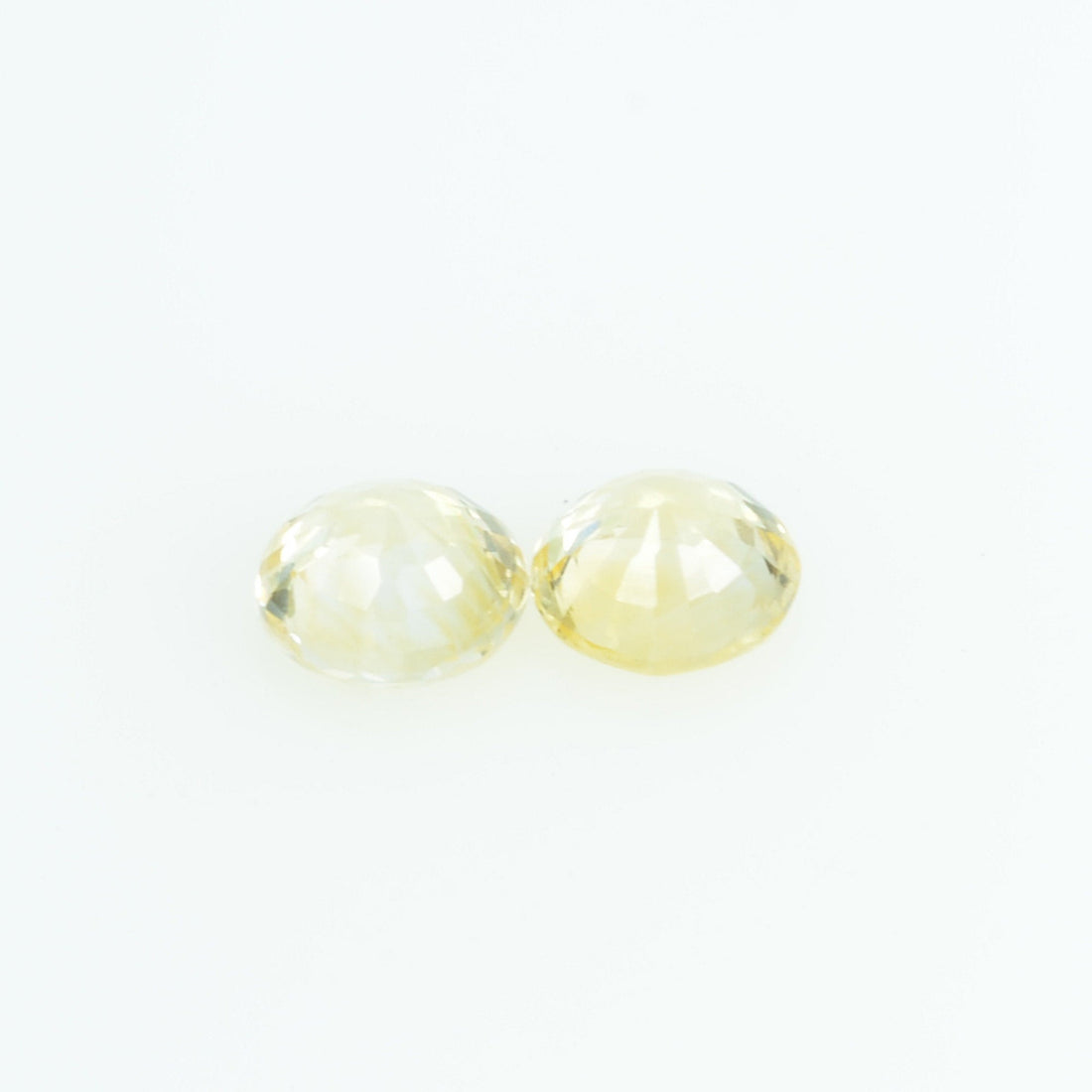3.4 mm Natural Yellow Sapphire Loose Gemstone Round Cut