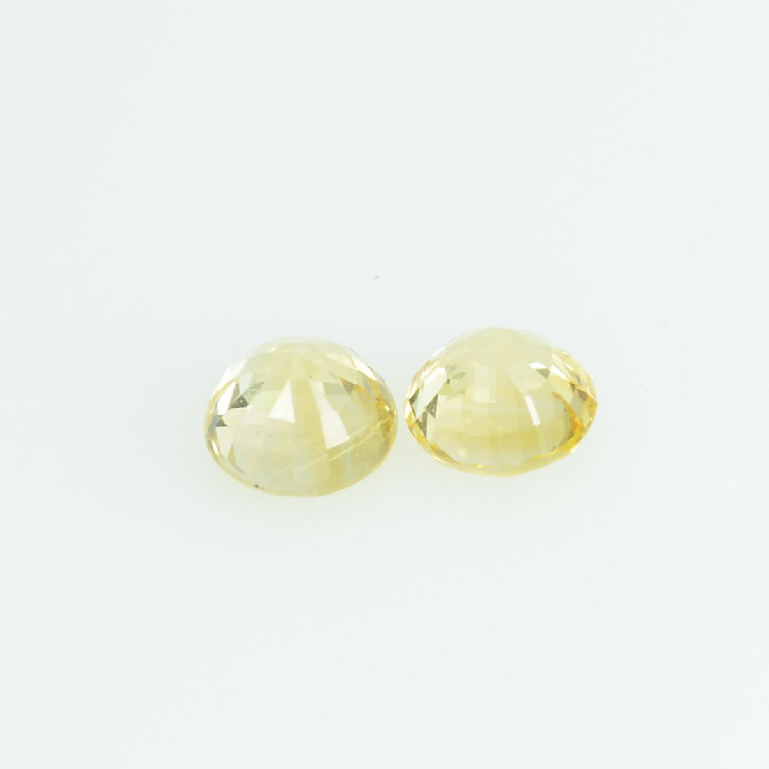 3.5 mm Natural Yellow Sapphire Loose Gemstone Round Cut