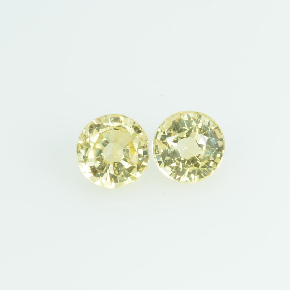 3.5 mm Natural Yellow Sapphire Loose Gemstone Round Cut