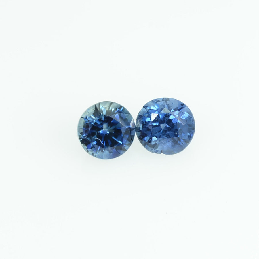 3 mm Natural Blue Sapphire Loose Gemstone Round Cut