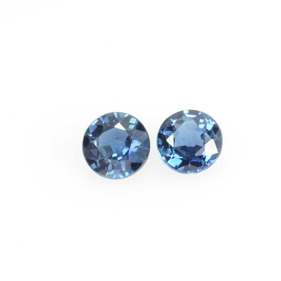 3.3 mm Natural Blue Sapphire Loose Gemstone Round Cut