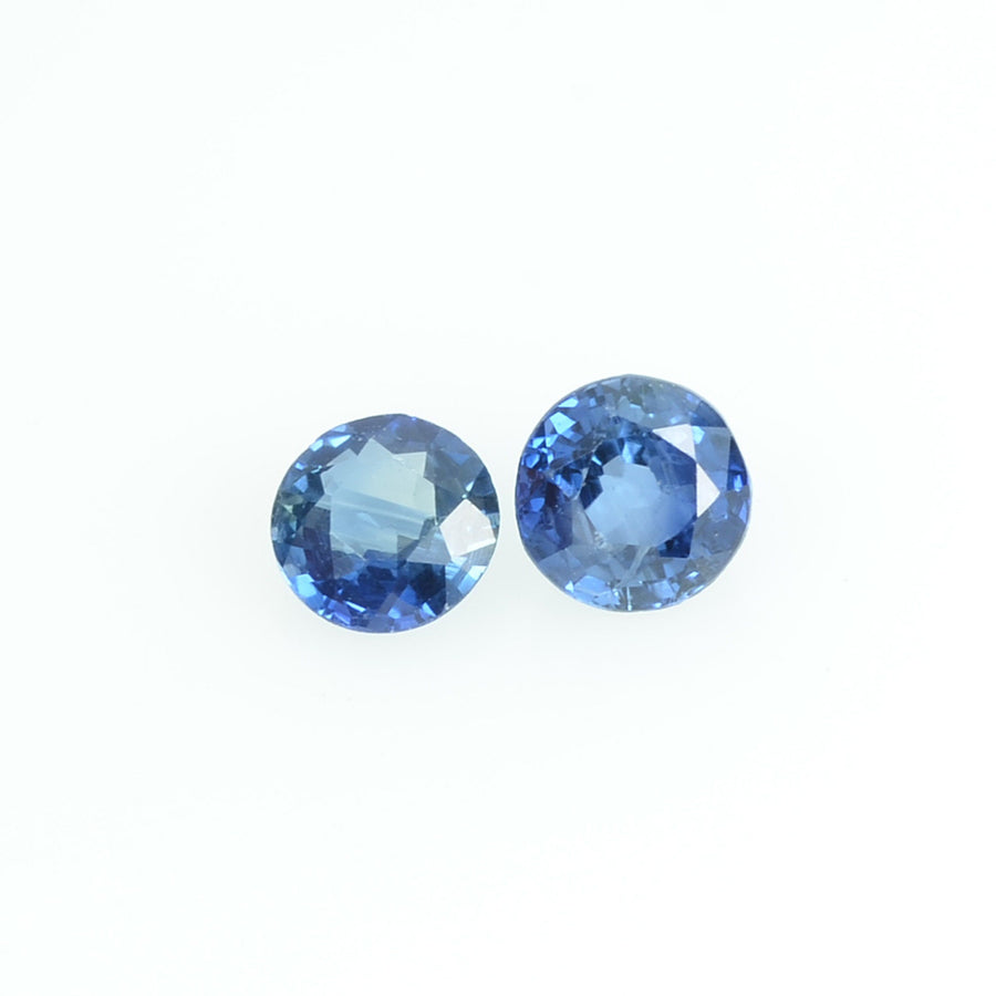 3.3 mm Natural Blue Sapphire Loose Gemstone Round Cut