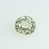1.01 Cts Natural Yellow Sapphire Loose Gemstone Round Cut