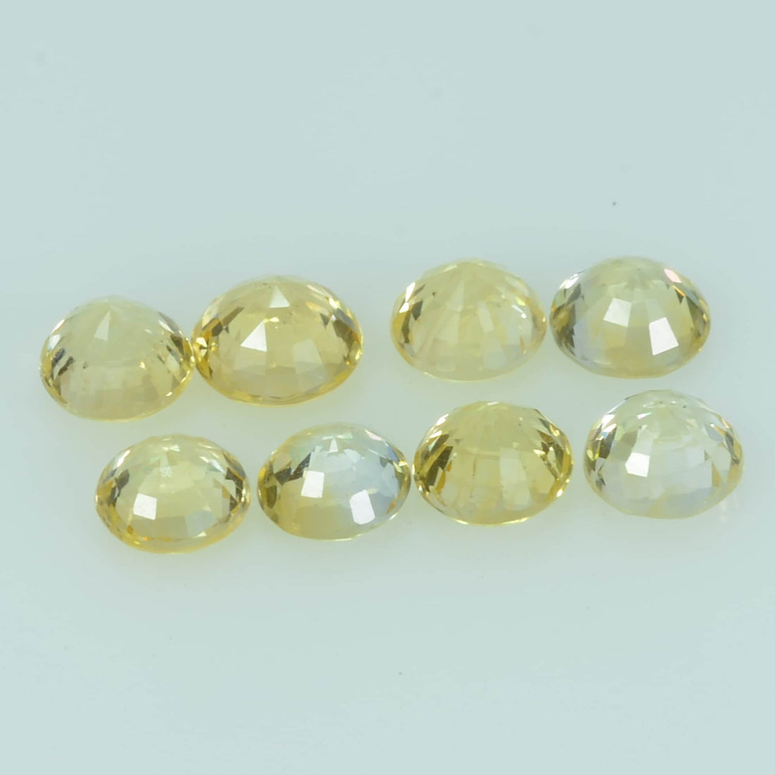 4.0 mm Natural Yellow Sapphire Loose Gemstone Round Cut