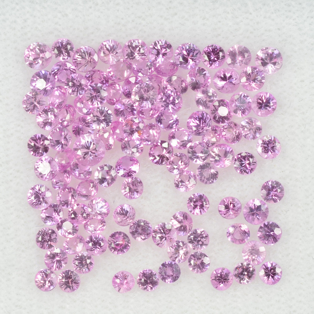 2.0 mm Natural Pink Sapphire Loose Gemstone Round Diamond Cut Cleanish Quality Color