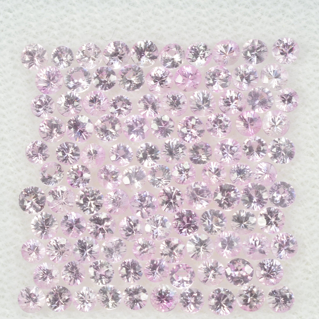 1.8-2.6 mm Natural Pink Sapphire Loose Gemstone Round Diamond Cut Cleanish Quality Color