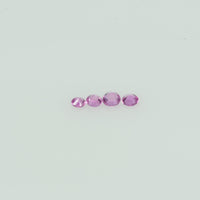 0.8-2.3 mm Natural Pink Sapphire Loose Gemstone Round Diamond Cut Cleanish Quality Color