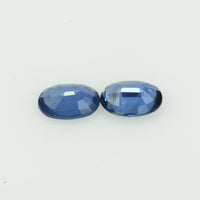 1.22 Cts Natural Blue Sapphire Loose Pair Gemstone Oval Cut
