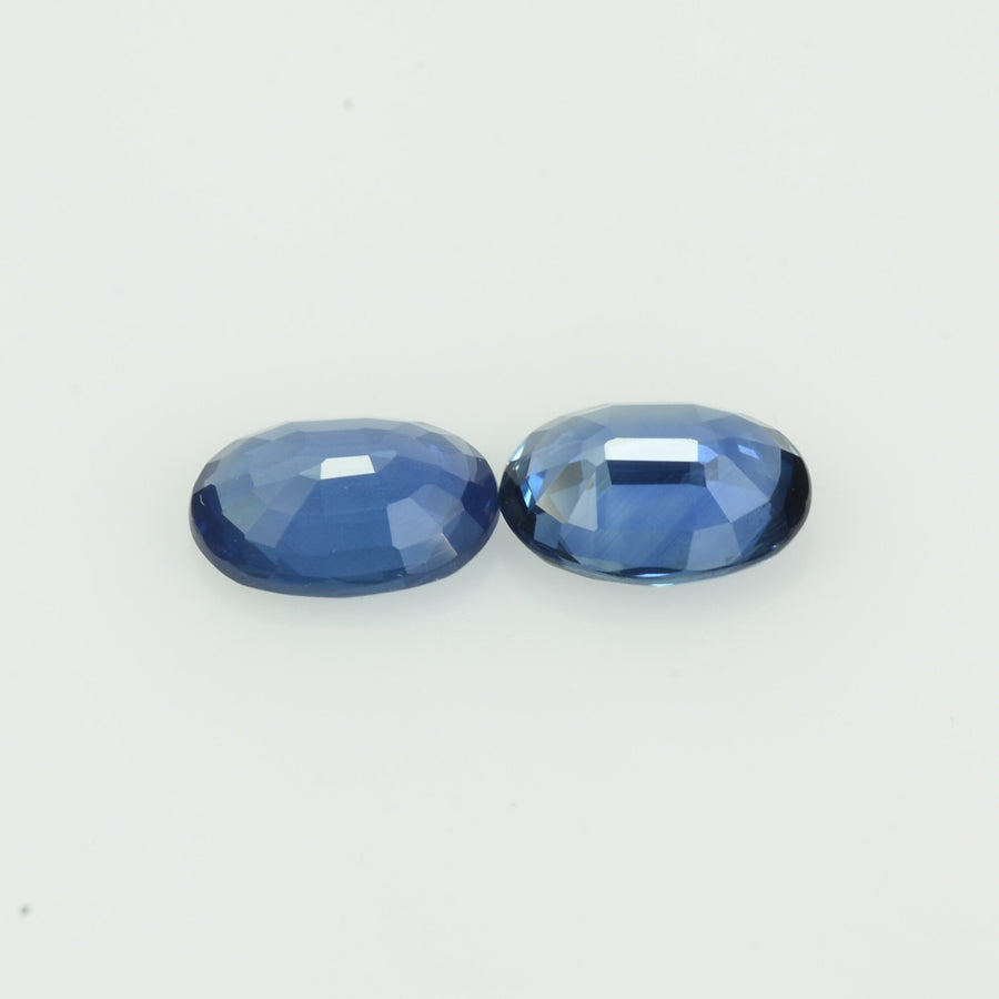 1.22 Cts Natural Blue Sapphire Loose Pair Gemstone Oval Cut