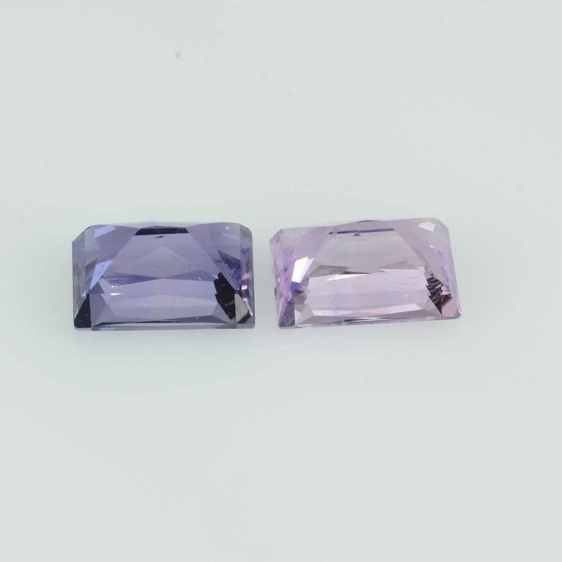 1.28 Cts Natural Fancy Sapphire Loose Pair Gemstone Square Baguette Cut