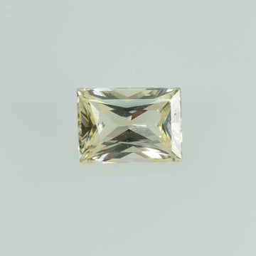 0.72 Cts Natural Yellow Sapphire Loose Gemstone Baguette Cut