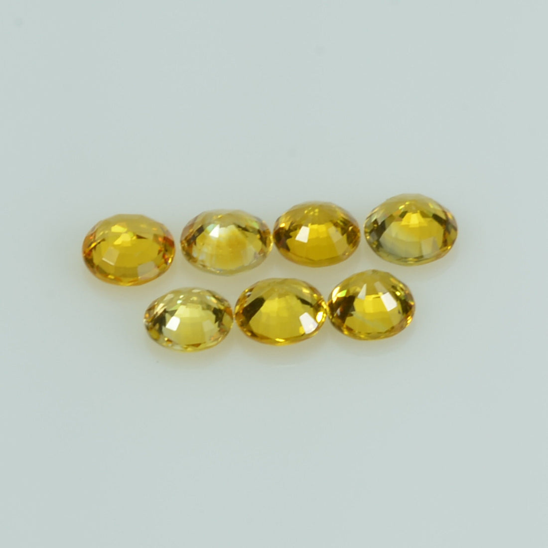 4.5 Mm Natural Yellow Sapphire Loose Gemstone Round Cut