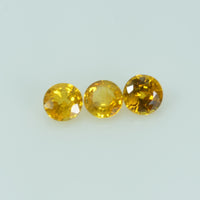 4.5 mm Natural Yellow Sapphire Loose Gemstone Round Cut