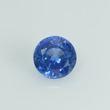 0.88 Cts Natural Blue Sapphire Loose Gemstone Round Cut