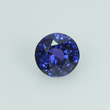 1.23 Cts Natural Blue Sapphire Loose Gemstone Round Cut