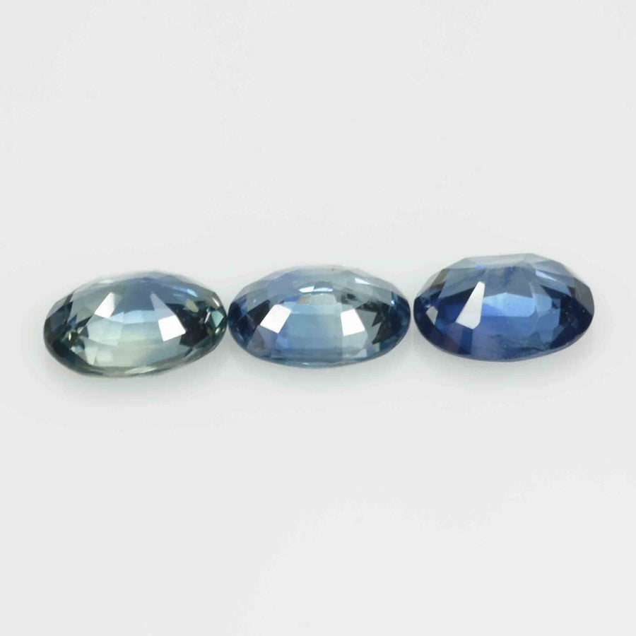 8x6 MM Natural Teal Bluish Green Sapphire Loose Gemstone Oval Cut