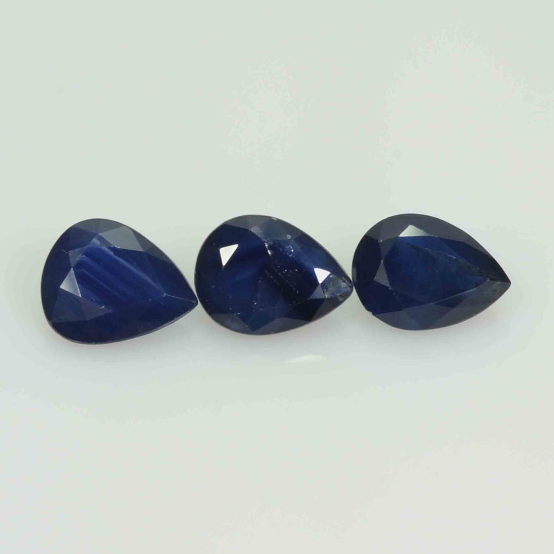 8x6 MM Natural Blue Sapphire Loose Gemstone Pear Cut