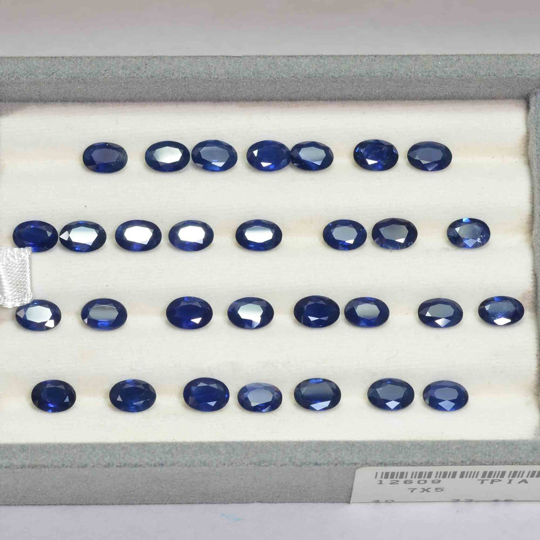 7x5 MM Natural Blue Sapphire Loose Gemstone Oval Cut