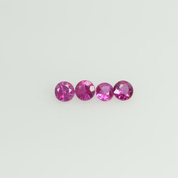 2.5 mm Natural Pink Sapphire Loose Gemstone Round Diamond Cut Vs Quality AAA+ Color