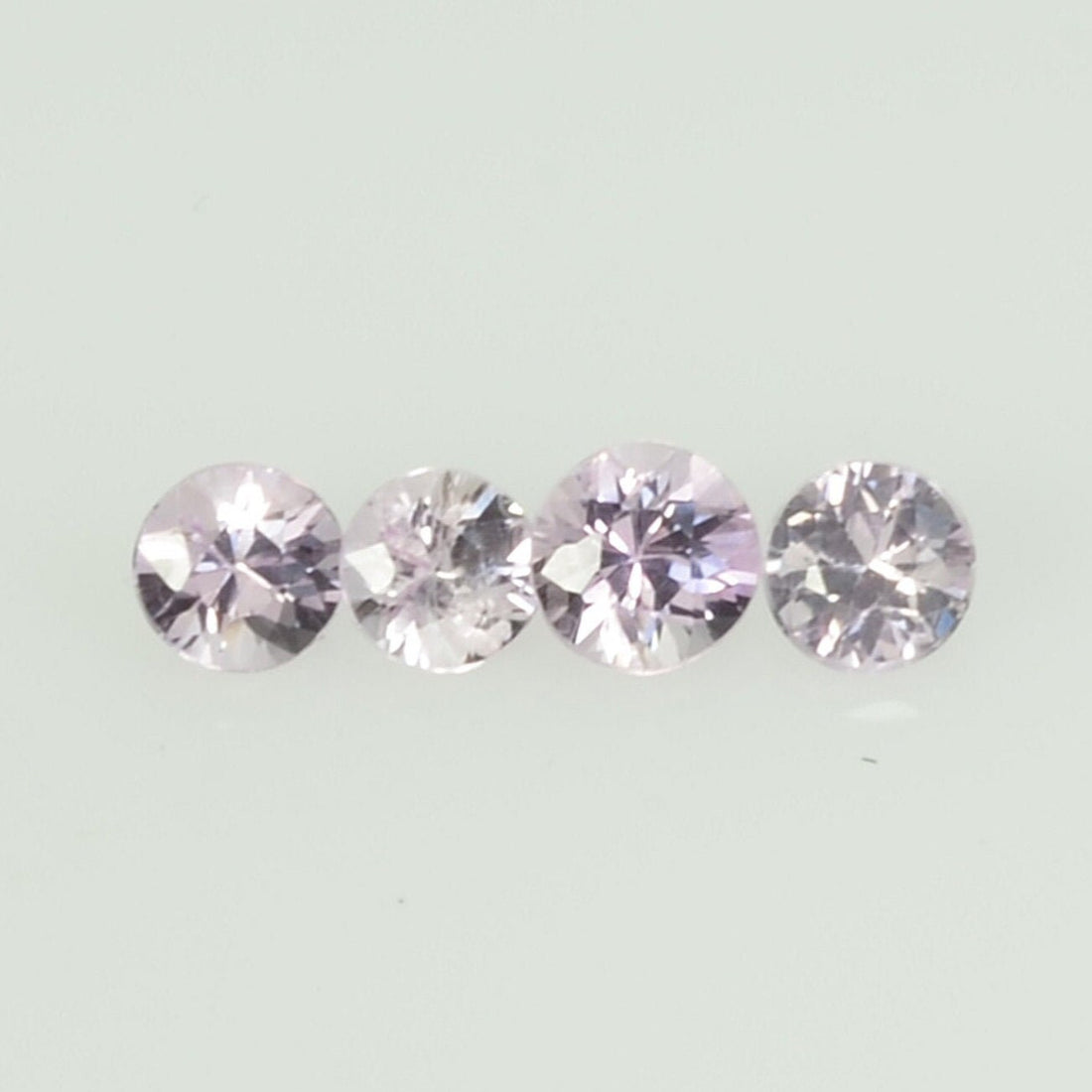 2.5 mm Natural Pink Sapphire Loose Gemstone Round Diamond Cut Cleanish Quality Color