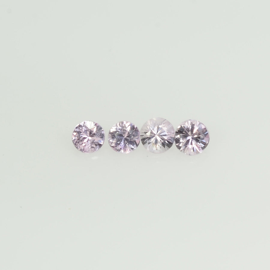 2.5 mm Natural Pink Sapphire Loose Gemstone Round Diamond Cut VS Quality Color