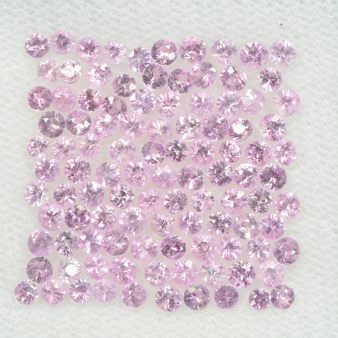 2.0 mm Natural Pink Sapphire Loose Gemstone Round Diamond Cut Vs Quality Color