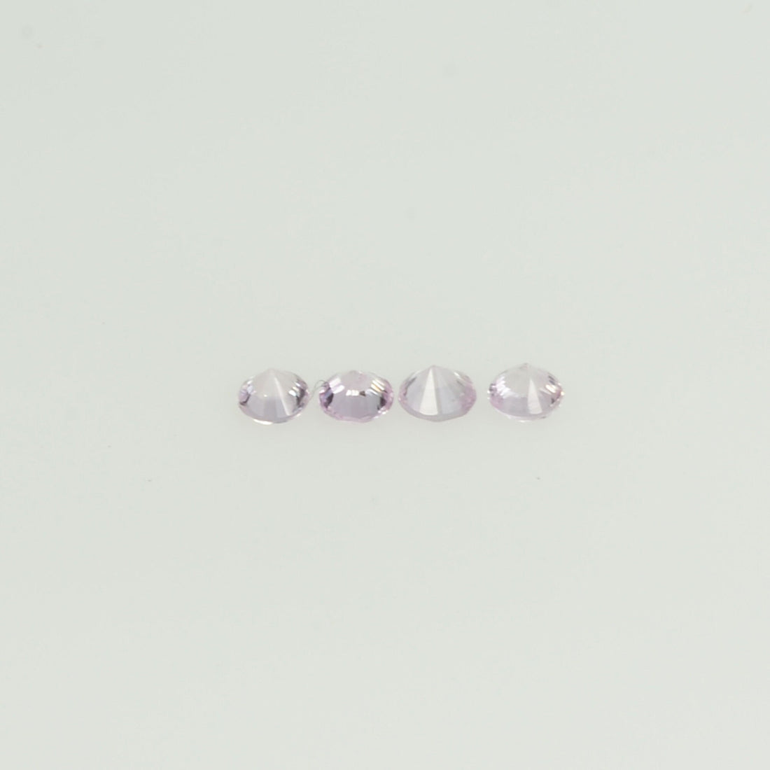 2.0 mm Natural Pink Sapphire Loose Gemstone Round Diamond Cut Vs Quality Color