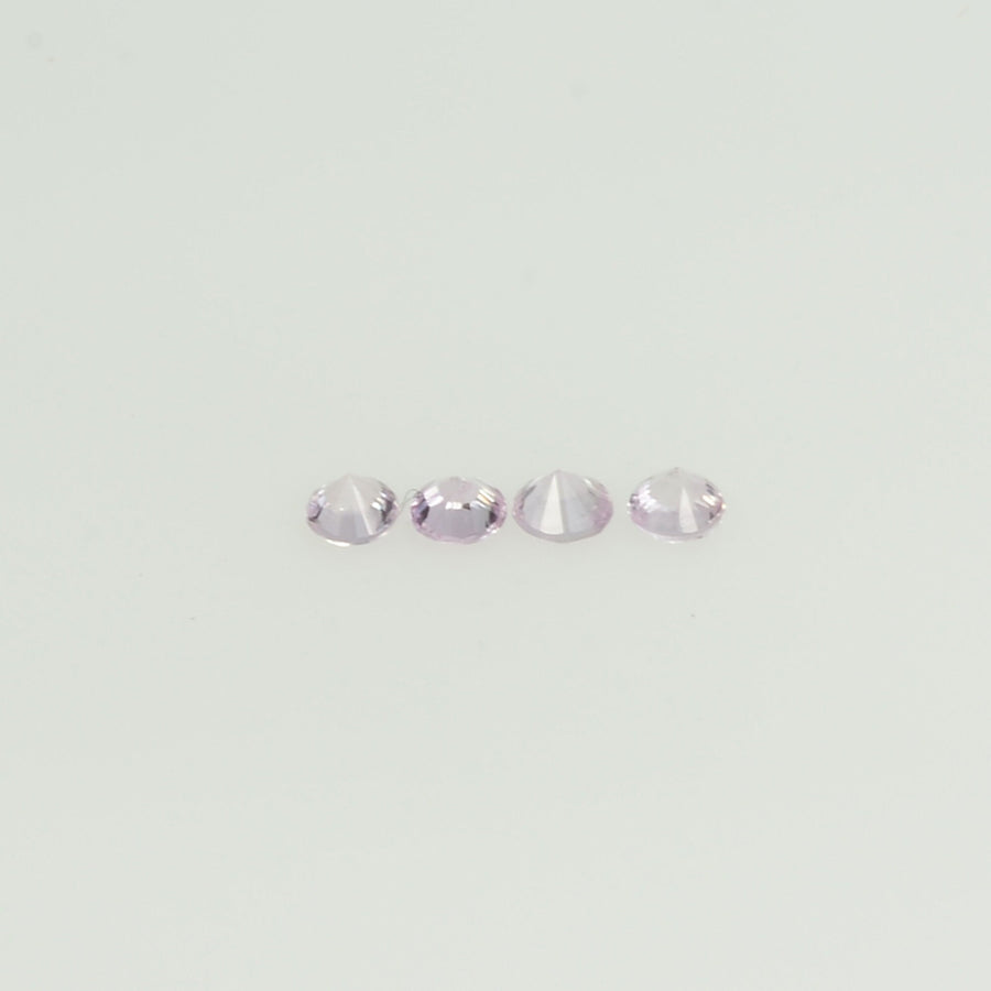 2.0 mm Natural Pink Sapphire Loose Gemstone Round Diamond Cut Vs Quality Color