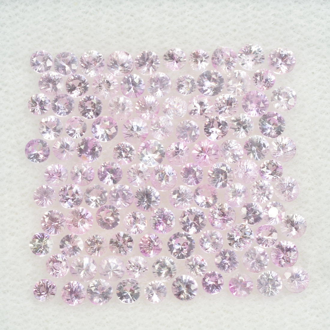 2.0 mm Natural Pink Sapphire Loose Gemstone Round Diamond Cut Vs Quality Color