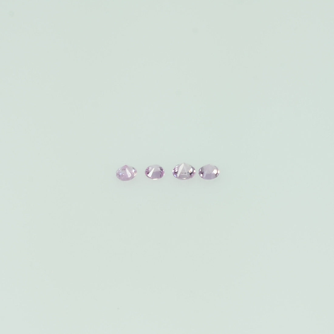 0.8-2.3 mm Natural Pink Sapphire Loose Gemstone Round Diamond Cut Vs Quality Color