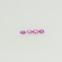 1.8-2.3 mm Natural Pink Sapphire Loose Gemstone Round Diamond Cut Vs Quality Color
