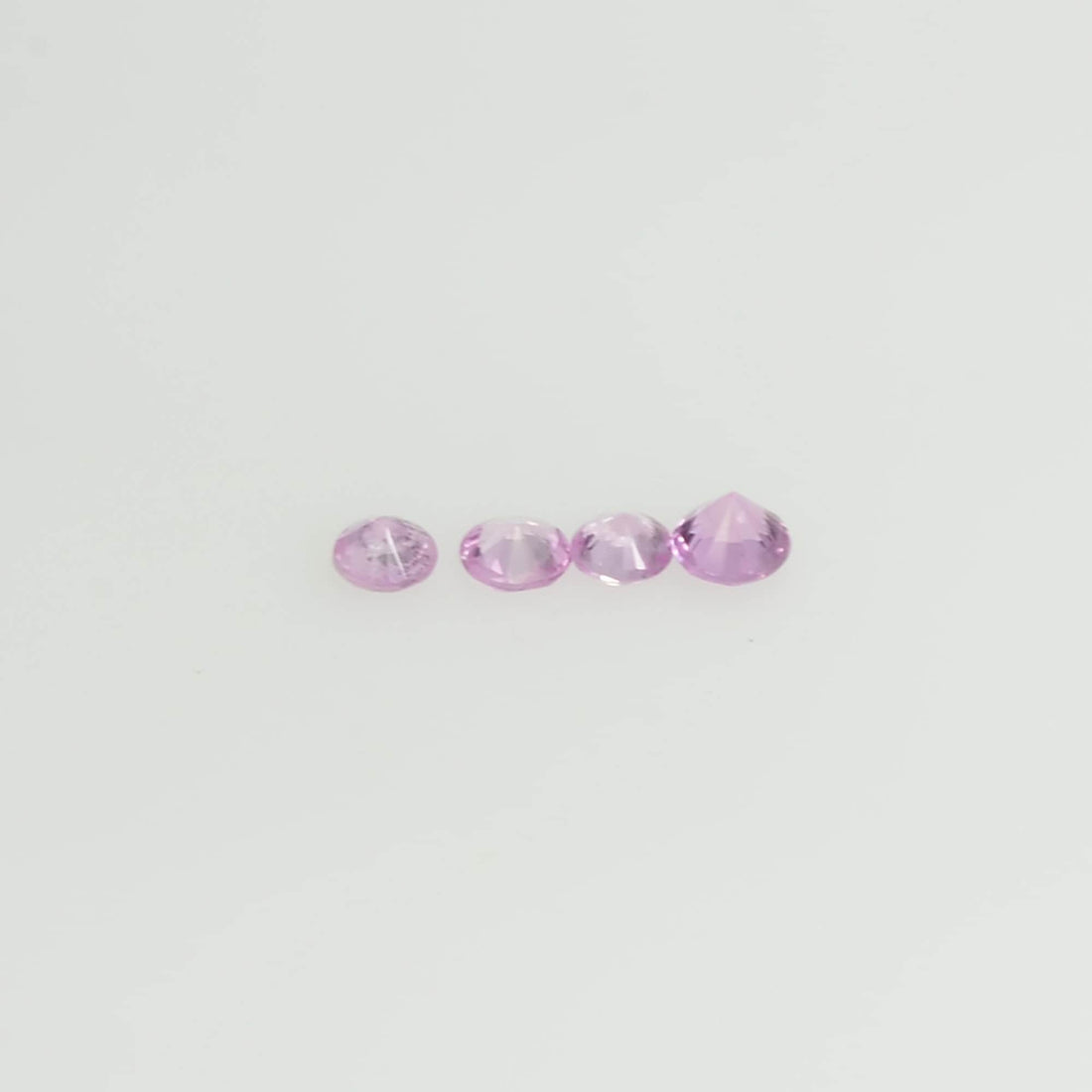 1.8-4 mm Natural Pink Sapphire Loose Gemstone Round Diamond Cut Pk Quality Color